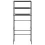 3-level shelf above washing machine black 69x28x169 cm by vidaXL, Towel racks - Ref: Foro24-288330, Price: 24,24 €, Discount: %