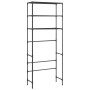 3-level shelf above washing machine black 69x28x169 cm by vidaXL, Towel racks - Ref: Foro24-288330, Price: 24,24 €, Discount: %