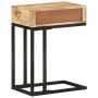 Mesa auxiliar forma de U madera maciza de mango 45x30x61 cm de vidaXL, Mesas auxiliares - Ref: Foro24-289091, Precio: 75,81 €...