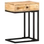 Mesa auxiliar forma de U madera maciza de mango 45x30x61 cm de vidaXL, Mesas auxiliares - Ref: Foro24-289091, Precio: 75,81 €...