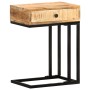 Mesa auxiliar forma de U madera maciza de mango 45x30x61 cm de vidaXL, Mesas auxiliares - Ref: Foro24-289091, Precio: 75,81 €...