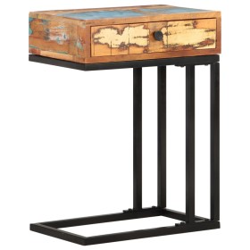 Mesa auxiliar forma de U madera maciza reciclada 45x30x61 cm de vidaXL, Mesas auxiliares - Ref: Foro24-289092, Precio: 75,99 ...