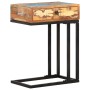 U-shaped side table solid recycled wood 45x30x61 cm by vidaXL, Side tables - Ref: Foro24-289092, Price: 75,63 €, Discount: %