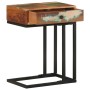 U-shaped side table solid recycled wood 45x30x61 cm by vidaXL, Side tables - Ref: Foro24-289092, Price: 75,63 €, Discount: %