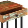 U-shaped side table solid recycled wood 45x30x61 cm by vidaXL, Side tables - Ref: Foro24-289092, Price: 75,63 €, Discount: %