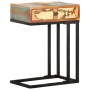 U-shaped side table solid recycled wood 45x30x61 cm by vidaXL, Side tables - Ref: Foro24-289092, Price: 75,63 €, Discount: %