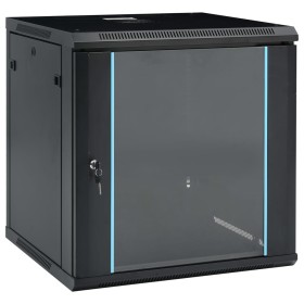 Wall network cabinet 12U 19" IP20 600x600x640 mm by vidaXL, Network storage systems - Ref: Foro24-30167, Price: 128,99 €, Dis...