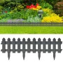 Garden edging 25 units PP anthracite 10 m by vidaXL, Garden edging and edging - Ref: Foro24-314683, Price: 36,49 €, Discount: %