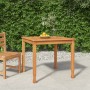 Mesa de comedor de jardín madera maciza de teca 85x85x75 cm de vidaXL, Mesas de jardín - Ref: Foro24-316605, Precio: 105,79 €...