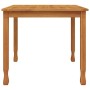 Mesa de comedor de jardín madera maciza de teca 85x85x75 cm de vidaXL, Mesas de jardín - Ref: Foro24-316605, Precio: 105,79 €...