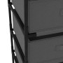 Storage shelf with 4 gray fabric baskets. by vidaXL, Lockers and storage cabinets - Ref: Foro24-322623, Price: 38,31 €, Disco...