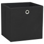 Storage boxes 4 pcs non-woven fabric black 28x28x28 cm by vidaXL, Storage baskets - Ref: Foro24-325187, Price: 20,57 €, Disco...