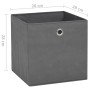 Storage boxes 10 pcs gray non-woven fabric 28x28x28 cm by vidaXL, Storage baskets - Ref: Foro24-325193, Price: 42,29 €, Disco...