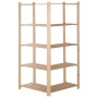 Corner shelf 5 levels solid pine 82.5x82.5x170 cm by vidaXL, Industrial shelving - Ref: Foro24-327323, Price: 120,55 €, Disco...