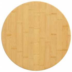 Bamboo table top Ø50x4 cm by vidaXL, Table tops - Ref: Foro24-352687, Price: 36,99 €, Discount: %