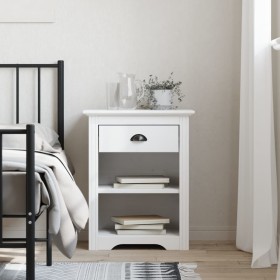 BODO solid white pine wood bedside table 53x38.5x67 cm by vidaXL, Nightstands - Ref: Foro24-355053, Price: 72,66 €, Discount: %