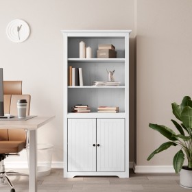 BODO bookcase solid white pine wood 80x40x172 cm by vidaXL, Bookcases and shelves - Ref: Foro24-355056, Price: 224,75 €, Disc...