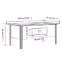 BODO Couchtisch aus massivem weißem Kiefernholz 100x55x45 cm von vidaXL, Couchtisch - Ref: Foro24-355068, Preis: 70,01 €, Rab...