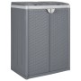 Trash can with two doors PP gray 65x45x88 cm by vidaXL, Garbage cans and trash cans - Ref: Foro24-364058, Price: 152,93 €, Di...