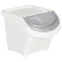 Stackable trash cans with lid 3 pcs PP white 78 L by vidaXL, Garbage cans and trash cans - Ref: Foro24-364068, Price: 74,91 €...