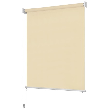 Außenrollo 120x230 cm cremefarben von vidaXL, Jalousien und Jalousien - Ref: Foro24-43450, Preis: 44,59 €, Rabatt: %