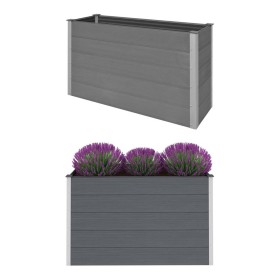 Graues WPC-Blumenbeet 150x50x91 cm von vidaXL, Töpfe und Pflanzgefäße - Ref: Foro24-43608, Preis: 340,99 €, Rabatt: %