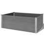 WPC gray flowerbed 150x100x54 cm by vidaXL, Pots and planters - Ref: Foro24-43609, Price: 163,42 €, Discount: %