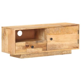 Mueble para TV de madera de mango maciza 90x30x35 cm de vidaXL, Muebles TV - Ref: Foro24-320466, Precio: 179,00 €, Descuento: %