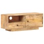 Solid mango wood TV cabinet 90x30x35 cm by vidaXL, TV Furniture - Ref: Foro24-320466, Price: 179,24 €, Discount: %