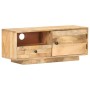 Solid mango wood TV cabinet 90x30x35 cm by vidaXL, TV Furniture - Ref: Foro24-320466, Price: 179,24 €, Discount: %