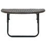 Mesa de jardín de ratán sintético marrón 60x60x40 cm de vidaXL, Mesas de jardín - Ref: Foro24-45774, Precio: 38,39 €, Descuen...