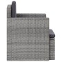 Garden armchair with gray synthetic rattan cushions by vidaXL, Garden chairs - Ref: Foro24-45781, Price: 109,09 €, Discount: %