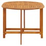 Mesa de jardín madera maciza de acacia 130x90x72 cm de vidaXL, Mesas de jardín - Ref: Foro24-42659, Precio: 151,59 €, Descuen...