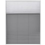 Plissee-Moskitonetz für Aluminiumfenster 80x100cm mit Sonnenschirm von vidaXL, Moskitonetze für Fenster - Ref: Foro24-142616,...