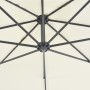 Cantilever parasol with steel pole 250x250 cm sand by vidaXL, Umbrellas - Ref: Foro24-44878, Price: 130,69 €, Discount: %