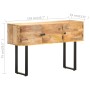 Aparador de madera maciza de mango 116x35x75 cm de vidaXL, Aparadores - Ref: Foro24-320470, Precio: 240,99 €, Descuento: %