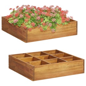 Spice bed solid acacia wood 60x60x15 cm by vidaXL, Pots and planters - Ref: Foro24-46575, Price: 39,57 €, Discount: %