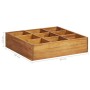 Arriate de especias madera maciza de acacia 60x60x15 cm de vidaXL, Maceteros y jardineras - Ref: Foro24-46575, Precio: 39,76 ...