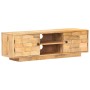 Solid mango wood TV cabinet 116x30x35 cm by vidaXL, TV Furniture - Ref: Foro24-320472, Price: 204,65 €, Discount: %