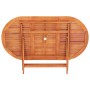 Mesa de jardín plegable madera maciza de eucalipto 160x85x74 cm de vidaXL, Mesas de jardín - Ref: Foro24-48703, Precio: 140,5...