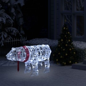 Decorative Christmas bear with 45 acrylic LEDs 71x20x38 cm by vidaXL, Christmas lights - Ref: Foro24-51008, Price: 57,99 €, D...