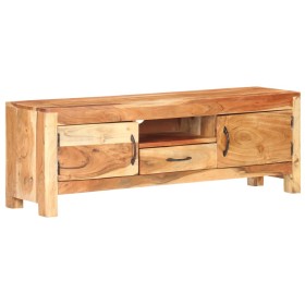 Mueble para TV de madera maciza de acacia 116x30x40 cm de vidaXL, Muebles TV - Ref: Foro24-320473, Precio: 162,99 €, Descuent...