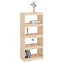 Pine wood shelf/space divider 60x30x135.5 cm by vidaXL, Bookcases and shelves - Ref: Foro24-808168, Price: 74,96 €, Discount: %