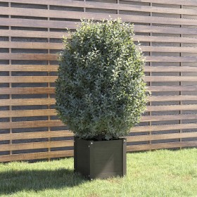 Solid gray pine wood planter 40x40x40 cm by vidaXL, Pots and planters - Ref: Foro24-810538, Price: 42,74 €, Discount: %