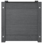 Solid gray pine wood planter 40x40x40 cm by vidaXL, Pots and planters - Ref: Foro24-810538, Price: 45,38 €, Discount: %