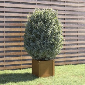 Solid brown pine wood planter 40x40x40 cm by vidaXL, Pots and planters - Ref: Foro24-810540, Price: 40,63 €, Discount: %