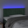 Dark green velvet LED headboard 90x5x78/88 cm by vidaXL, Headboards and footboards - Ref: Foro24-3121889, Price: 49,83 €, Dis...