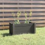 Solid gray pine wood planter 60x31x31 cm by vidaXL, Pots and planters - Ref: Foro24-810708, Price: 42,00 €, Discount: %