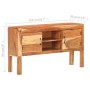 Aparador de madera maciza de acacia 116x30x66 cm de vidaXL, Aparadores - Ref: Foro24-320476, Precio: 192,99 €, Descuento: %