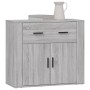 Sonoma gray plywood sideboard 80x33x70 cm | Foro24 | Onlineshop